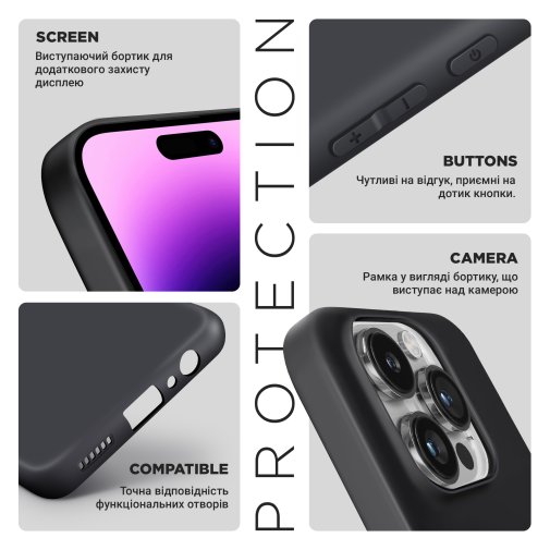 Чохол ArmorStandart for Nubia Focus 5G - Matte Slim Fit Black (ARM78952)