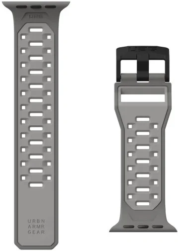 Фото: Ремінець UAG for Apple Watch Ultra 2/Ultra 49/45/44/42mm - Civilian Silicone Titanium (194002113636) № 15 | KTC