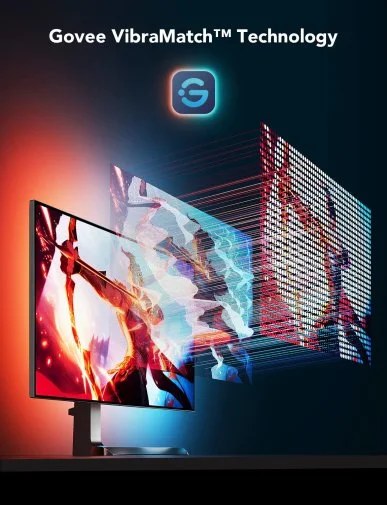 Фото: Набір адаптивного підсвічування Govee H6609 Gaming Light Strip G1 27-34 RGBIC (H6609312) № 16 | KTC