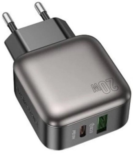 Зарядний пристрій BOROFONE BAS54A Absolute 20W Black (6941991116209)