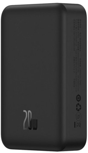 Батарея універсальна Baseus Magnetic Mini Wireless Fast Charge 20000mAh 20W Black (PPCX150001)