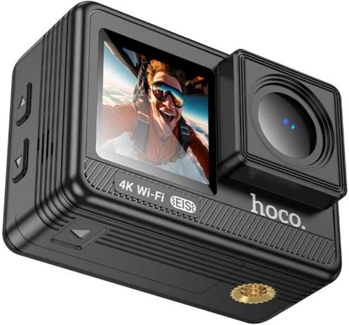 Фото: Екшн-камера Hoco DV102 4K Anti-Shake Sports Camera Black (6942007633352) № 8 | KTC