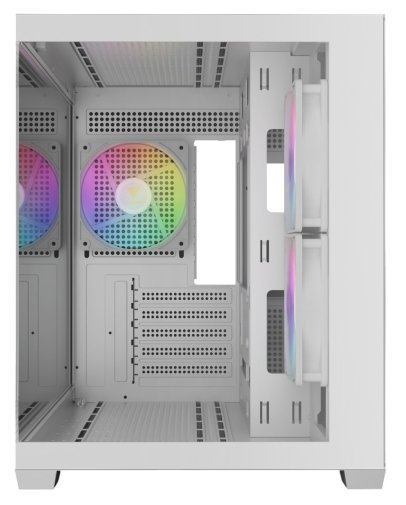 Корпус Gamdias Aura GC10M WH ARGB White with window (4711514502312)