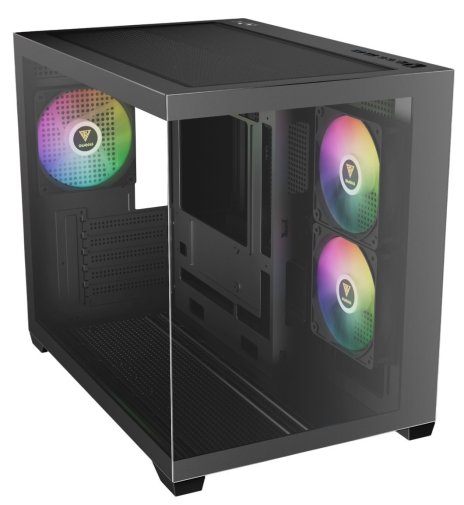 Корпус Gamdias Aura GC10M ARGB Black with window (4711514502329)