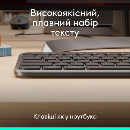 Клавіатура Logitech Signature Slim K620 ENG/UKR Graphite (920-013333)