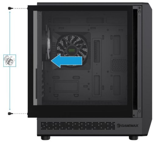 Корпус Gamemax Forge COC Black with window