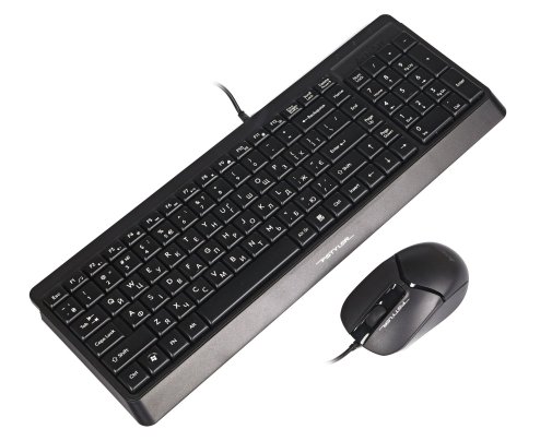 Комплект клавіатура+миша A4tech F1512 Black