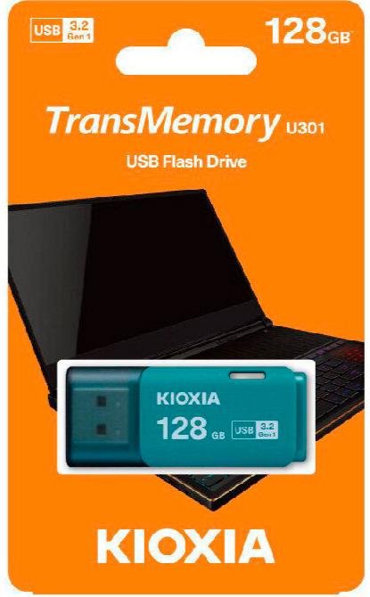 Флешка USB Kioxia TransMemory U301 128GB Light Blue (LU301L128GG4)