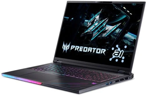 Фото: Ноутбук Acer Predator Helios 18 AI PH18-73-97PH NH.QVXEU.003 Black - 18" IPS 120 Гц / Intel Core Ultra 9 / 275HX / DDR5 64 ГБ / PCI-E SSD 2 ТБ / GeForce RTX 5090 № 11 | KTC