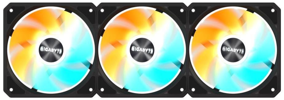 Кулер Gigabyte EZ Chain Fan 120 3pcs Black (GP-GBT EZFAN1203)