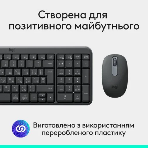 Фото: Комплект клавіатура+миша Logitech MK250 Combo Bluetooth US/UA Graphite (920-013823) № 16 | KTC