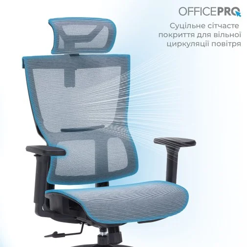 Фото: Крісло OfficePro Elegant OC660 Black/Dark Gray (OC660-B-DG-DG) № 24 | KTC