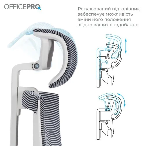 Фото: Крісло OfficePro Balance OC620 White/Dark Gray (OC620-W-DG-DG) № 26 | KTC