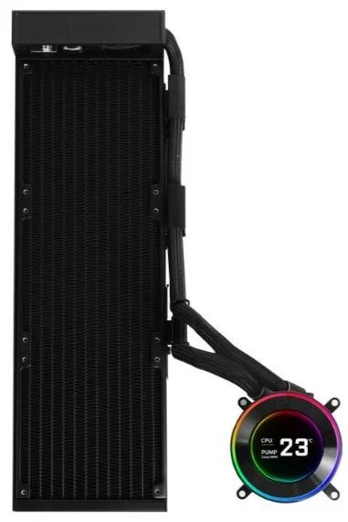 Фото: Система рідинного охолодження Lian-Li HydroShift II LCD-C 360N Black (G89.GHS2LCD36B.00) № 5 | KTC