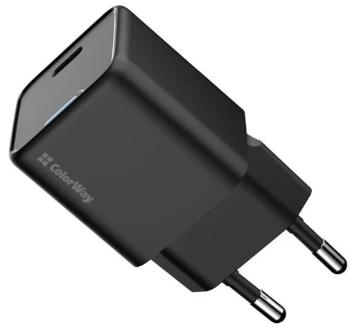 Фото: Зарядний пристрій ColorWay GaN Mini 25W Black (CW-CHS052PD-BK) № 16 | KTC