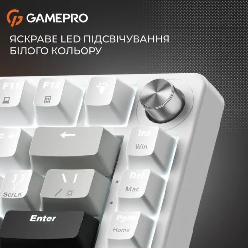 Фото: Клавіатура GamePro Genesis Silverlight MK126 YH Switches Grey № 26 | KTC