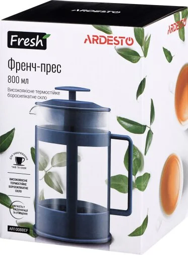 Фото: Френч-прес Ardesto Fresh 800ml Blue (AR1008BEF) № 6 | KTC