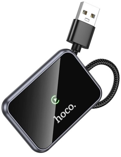 Адаптер Hoco HU1 Way car wireless CarPlay adapter Metal Gray (6942007623674)