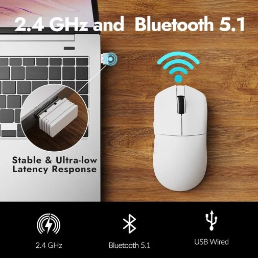 Фото: Миша Lemokey G1 8K WL/BT/USB White (G1-A2) № 11 | KTC