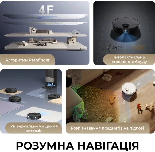 Фото: Робот-пилосос Dreame Bot L40s Pro Ultra Black (RLL74CE-BL) № 18 | KTC