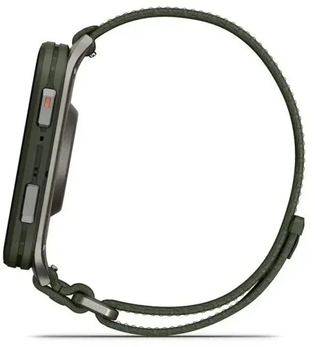 Фото: Смарт годинник Garmin Venu X1 Moss with Titanium Caseback and Moss ComfortFit Nylon Band (010-02980-03) № 18 | KTC
