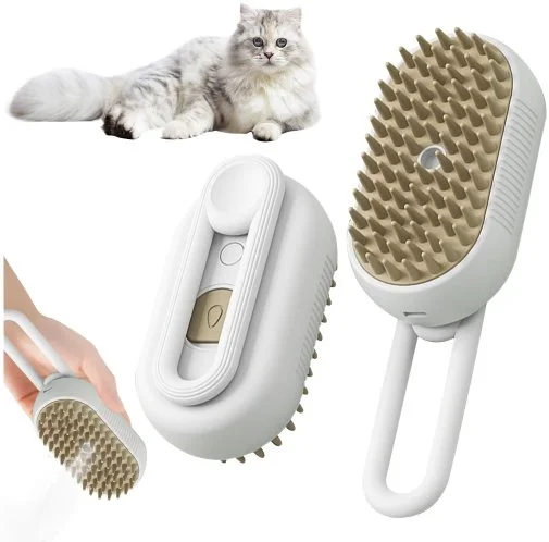 Фото: Парова щітка для тварин 3‑в‑1 Steamy Pet Brush (PCG-179) № 16 | KTC