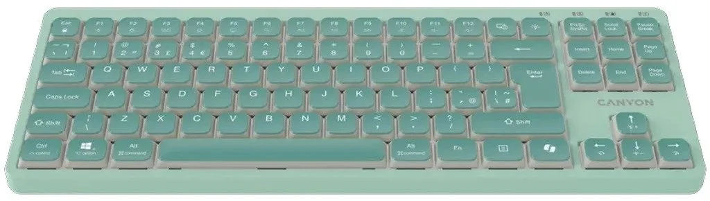 Фото: Клавіатура Canyon OnType 10 USB Green (CNS-HKB10GR) № 14 | KTC