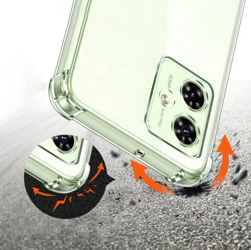 Фото: Чохол BeCover for Motorola G55 - Anti-Shock Clear (712780) № 10 | KTC