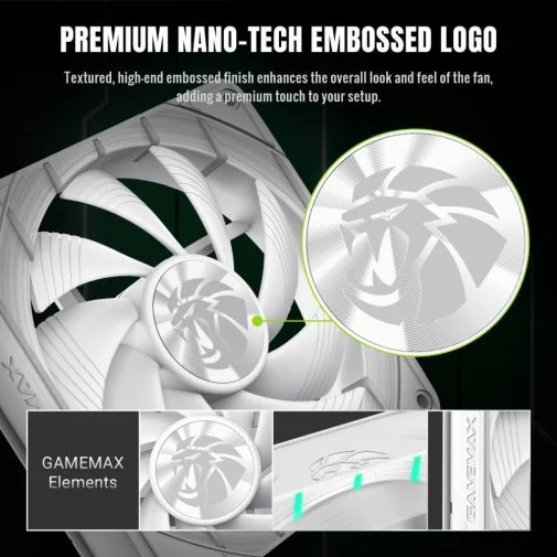 Фото: Кулер Gamemax Tornado T12 ARGB-W № 19 | KTC