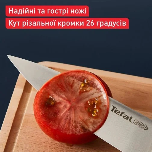 Фото: Набір ножів Tefal Ice Force 2pcs Black (K232S224) № 31 | KTC