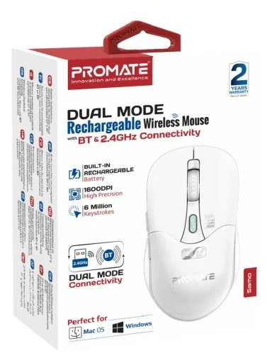 Фото: Миша Promate Samo White (6959144064376) № 11 | KTC