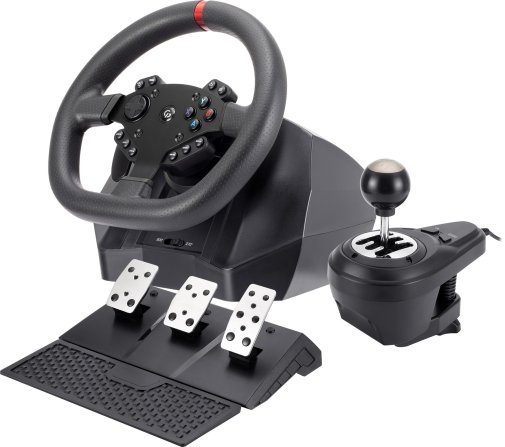 Кермо GamePro RW575PM з педалями та коробкою передач для PC/Xbox One/Switch/PS3/PS4