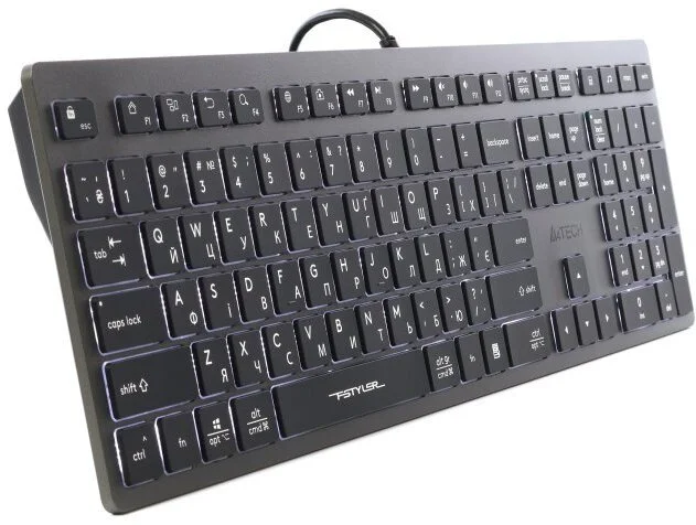 Фото: Клавіатура A4tech FX60H Fstyler White backlit Grey (FX60H USB (Grey) White backlit) № 10 | KTC