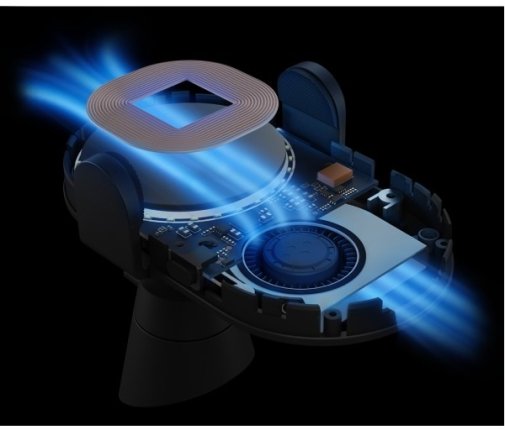 Кріплення для мобільного телефону Xiaomi Mi Qi Car Wireless Charger 20W Black (WCJ02ZM)