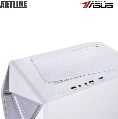 Фото: Персональний комп'ютер ARTLINE Gaming X46WHITE (X46Whitev41) - AMD Ryzen 5 5600X / 32 ГБ DDR4 / PCI-E SSD 1 ТБ / AMD / Radeon RX 9060 XT, 8 ГБ / AMD B550 / 600 Вт № 26 | KTC