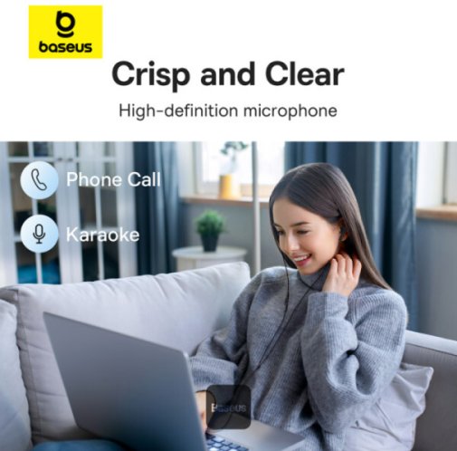 Гарнітура Baseus Encok CZ18 Black (A00170100113-Z1)