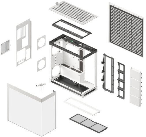 Корпус HAVN HS 420 White with window (HVN-CA-HS420-05)