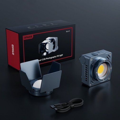 Лампа відеосвітло Rtako RDJ-01 Pocket COB photography fill light (6942063222859)