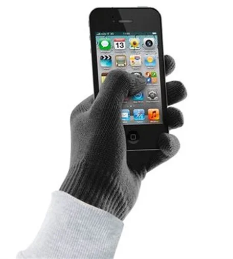 Фото: Рукавички Cellular Line Touch screen S/M чорні № 7 | KTC