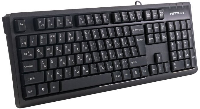 Клавіатура A4tech Fstyler FKS12 Black
