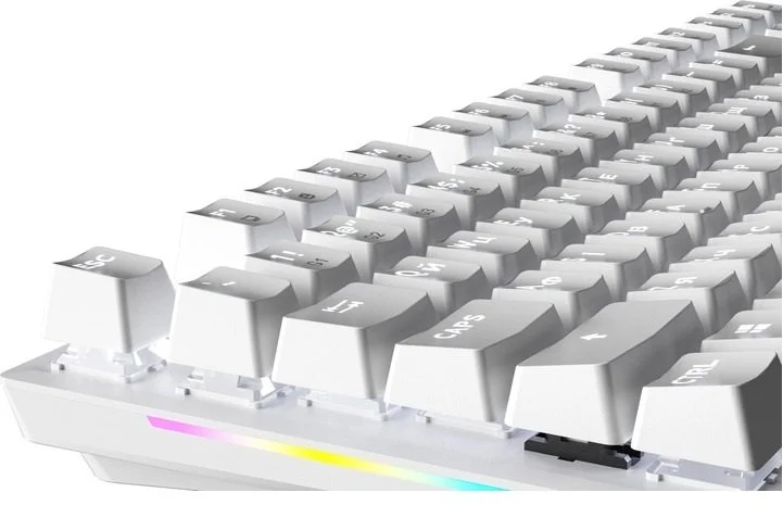 Фото: Клавіатура GamePro Genesis Joker MK124W Red Switches USB White № 24 | KTC