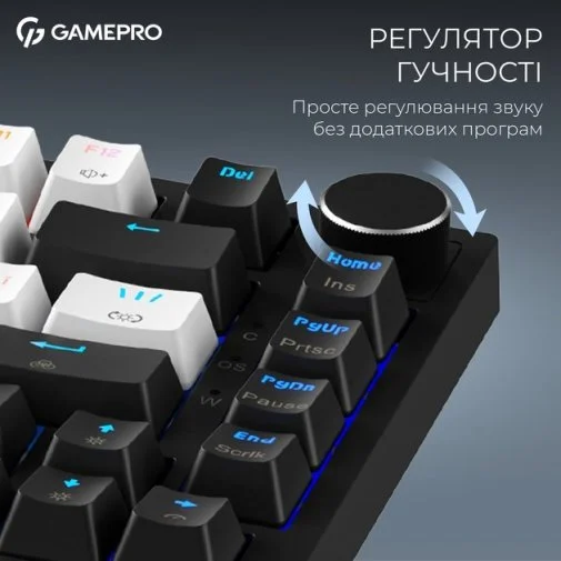 Фото: Клавіатура GamePro Genesis Asgard Valhalla Max MK160B Magnetic Switches (MK160B MAX) № 38 | KTC