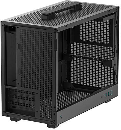 Корпус Deepcool CH160 Plus Black with window (R-CH160-BKNGM0-G)