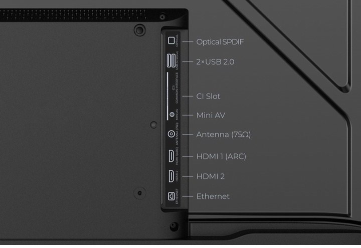 Телевізор LED Kivi 40F800KB (Google TV, Wi-Fi, 1920x1080)