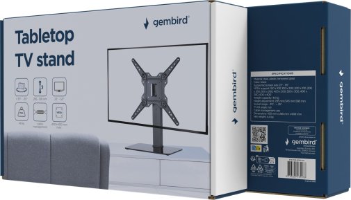 Кронштейн Gembird TVS-D55S-01 Black