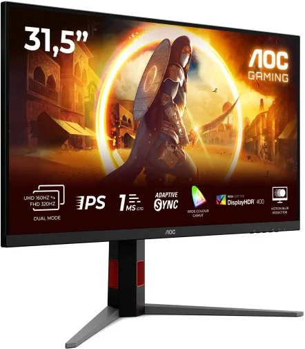 Фото: Монітор AOC U32G4U - 31.5" IPS / 3840×2160 / 160 Гц / Nvidia G-Sync Compatible, Adaptive Sync / Pivot / HAS № 14 | KTC