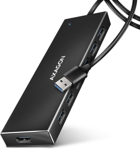 USB-хаб Axagon HUE-F7A Black