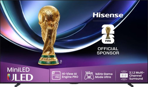 Телевізор ULED Hisense 100U7Q Pro (Smart TV, Wi-Fi, 3840x2160)