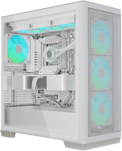 Корпус APNX Creator C1-R White with window (APCM-CR01243.21)