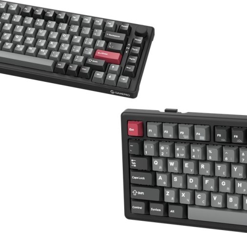 Клавіатура, GamePro Asgard Yord MK266BK WL/BT/USB, Black ( Gaming )
